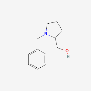 (1-Benzylpyrrolidin-2-yl)methanol chemical structure (CAS 67131-44-6)