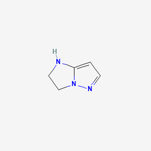 2,3-Dihydro-1H-imidazo[1,2-b]pyrazole chemical structure (CAS 6714-29-0)