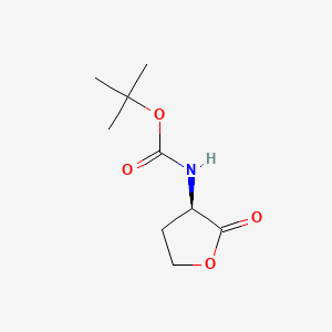 Boc-D-Homoserine lactone chemical structure (CAS 67198-86-1)