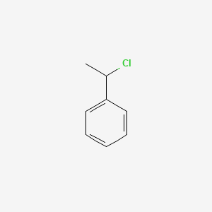 (1-Chloroethyl)benzene chemical structure (CAS 672-65-1)