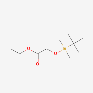 Ethyl 2-((tert-butyldimethylsilyl)oxy)acetate chemical structure (CAS 67226-78-2)