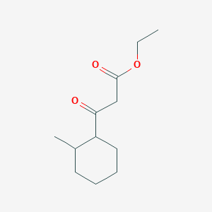 Ethyl 3-(2-methylcyclohexyl)-3-oxopropanoate chemical structure (CAS 672323-09-0)