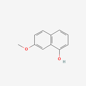7-Methoxynaphthalen-1-ol chemical structure (CAS 67247-13-6)