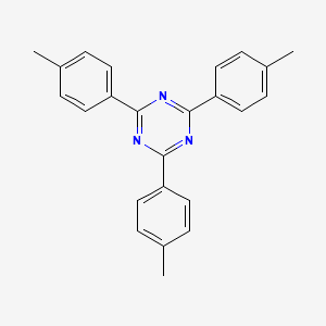2,4,6-Tri-p-tolyl-1,3,5-triazine chemical structure (CAS 6726-45-0)