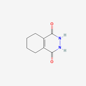 2,3,5,6,7,8-Hexahydrophthalazine-1,4-dione chemical structure (CAS 67279-23-6)