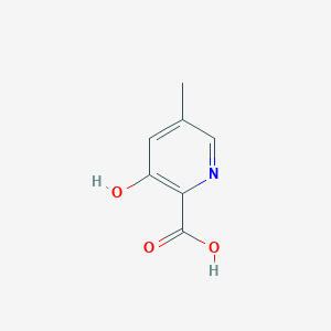3-Hydroxy-5-methylpicolinic acid chemical structure (CAS 672957-95-8)