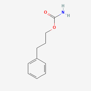 3-Phenylpropyl carbamate chemical structure (CAS 673-31-4)