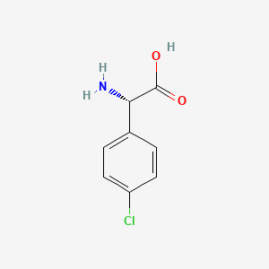 H-Phg(4-Cl)-OH chemical structure (CAS 67336-19-0)