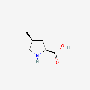 (2S,4S)-4-Methylpyrrolidine-2-carboxylic acid chemical structure (CAS 6734-41-4)