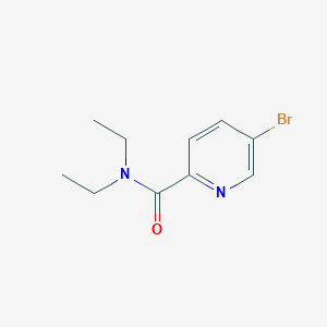 5-Bromo-N,N-diethylpicolinamide chemical structure (CAS 673485-54-6)