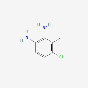4-Chloro-3-methylbenzene-1,2-diamine chemical structure (CAS 673487-36-0)
