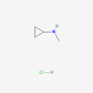 N-Methylcyclopropanamine hydrochloride chemical structure (CAS 67376-94-7)