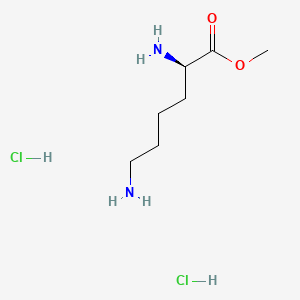 (R)-Methyl 2,6-diaminohexanoate dihydrochloride chemical structure (CAS 67396-08-1)