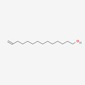Tetradec-13-en-1-ol chemical structure (CAS 67400-04-8)