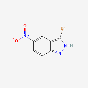 3-Bromo-5-nitroindazole chemical structure (CAS 67400-25-3)