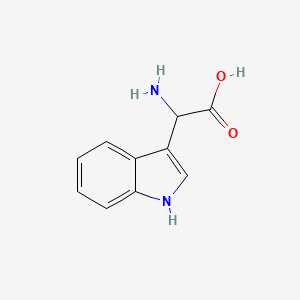 D,L-2-(Indole-3-yl)glycine chemical structure (CAS 6747-15-5)