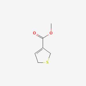 Methyl 2,5-dihydrothiophene-3-carboxylate chemical structure (CAS 67488-46-4)