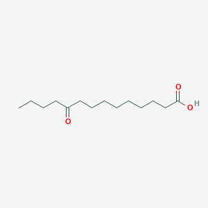 10-Oxotetradecanoic acid chemical structure (CAS 675-95-6)