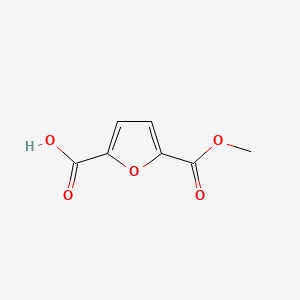 5-(Methoxycarbonyl)furan-2-carboxylic acid chemical structure (CAS 6750-85-2)
