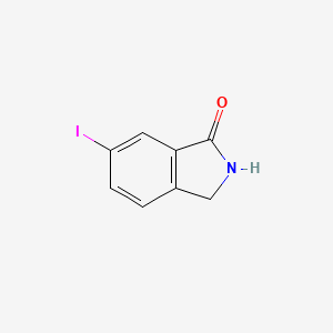 6-Iodoisoindolin-1-one chemical structure (CAS 675109-30-5)