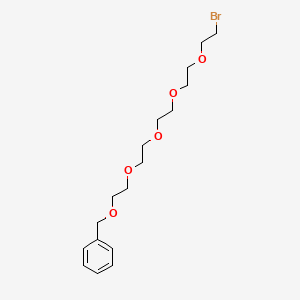 16-Bromo-1-phenyl-2,5,8,11,14-pentaoxahexadecane chemical structure (CAS 675606-48-1)