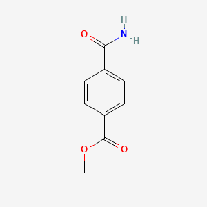 Methyl 4-carbamoylbenzoate chemical structure (CAS 6757-31-9)