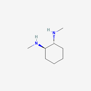 trans-N1,N2-Dimethylcyclohexane-1,2-diamine chemical structure (CAS 67579-81-1)