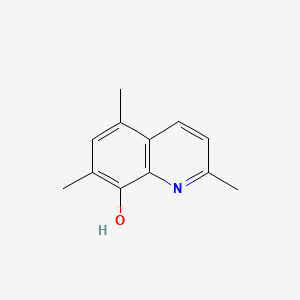 2,5,7-Trimethylquinolin-8-ol chemical structure (CAS 6759-80-4)