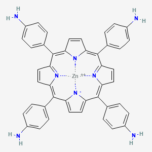 [Tetrakis(p-aminophenyl)porphyrinato(2-)]zinc chemical structure (CAS 67595-98-6)