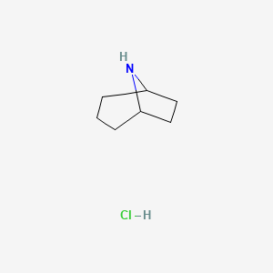 8-Azabicyclo[3.2.1]octane hydrochloride chemical structure (CAS 6760-99-2)