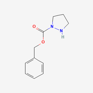 Benzyl pyrazolidine-1-carboxylate chemical structure (CAS 67600-79-7)