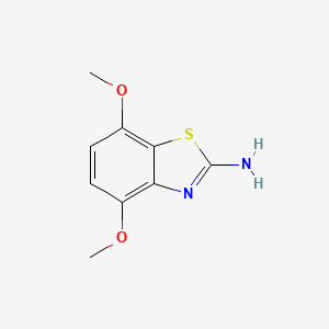 4,7-Dimethoxybenzo[d]thiazol-2-amine chemical structure (CAS 67617-99-6)