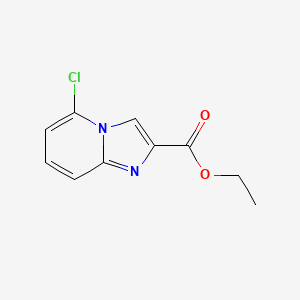 Ethyl 5-chloroimidazo[1,2-a]pyridine-2-carboxylate chemical structure (CAS 67625-36-9)