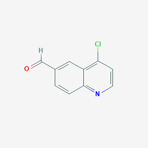 4-Chloroquinoline-6-carbaldehyde chemical structure (CAS 676256-25-0)