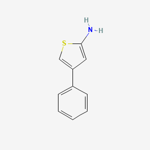 4-Phenylthiophen-2-amine chemical structure (CAS 67637-83-6)