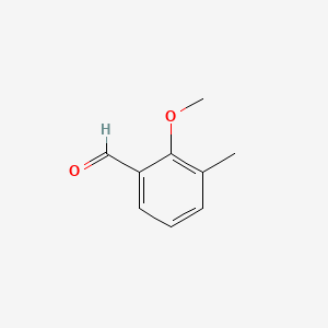 2-Methoxy-3-methylbenzaldehyde chemical structure (CAS 67639-61-6)