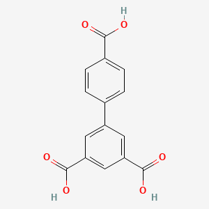 [1,1'-Biphenyl]-3,4',5-tricarboxylic acid chemical structure (CAS 677010-20-7)