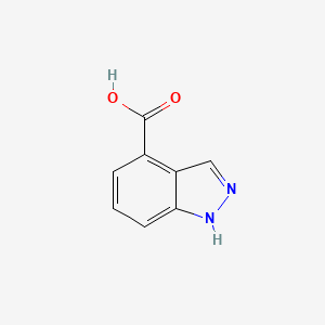 1H-Indazole-4-carboxylic acid chemical structure (CAS 677306-38-6)