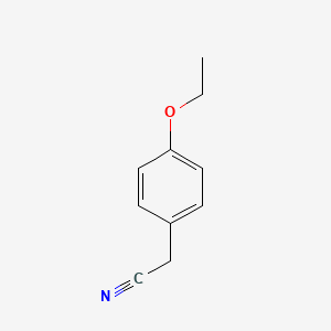 2-(4-Ethoxyphenyl)acetonitrile chemical structure (CAS 6775-77-5)