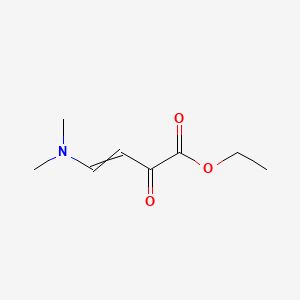 Ethyl 4-(dimethylamino)-2-oxobut-3-enoate chemical structure (CAS 67751-14-8)