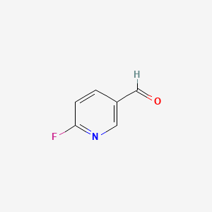 6-Fluoronicotinaldehyde chemical structure (CAS 677728-92-6)