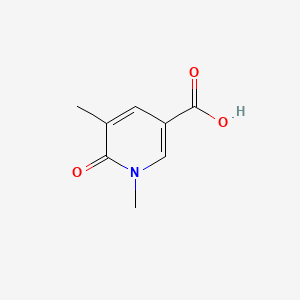 1,5-Dimethyl-6-oxo-1,6-dihydropyridine-3-carboxylic acid chemical structure (CAS 677762-39-9)