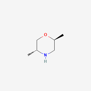 trans-2,5-Dimethylmorpholine chemical structure (CAS 67804-27-7)