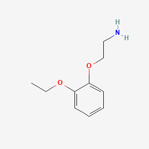 2-(2-Ethoxyphenoxy)ethanamine chemical structure (CAS 6781-17-5)