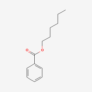 Hexyl benzoate chemical structure (CAS 6789-88-4)