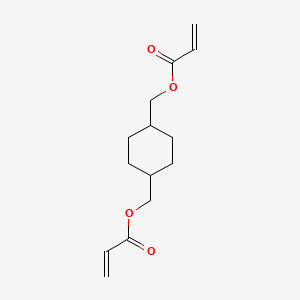 Cyclohexane-1,4-diylbis(methylene) diacrylate chemical structure (CAS 67905-41-3)