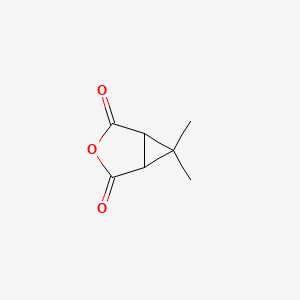 6,6-Dimethyl-3-oxabicyclo[3.1.0]hexane-2,4-dione chemical structure (CAS 67911-21-1)
