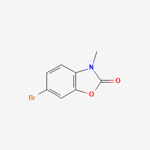 6-Bromo-3-methylbenzo[d]oxazol-2(3H)-one chemical structure (CAS 67927-44-0)