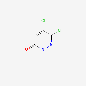 5,6-Dichloro-2-methylpyridazin-3(2H)-one chemical structure (CAS 6794-35-0)