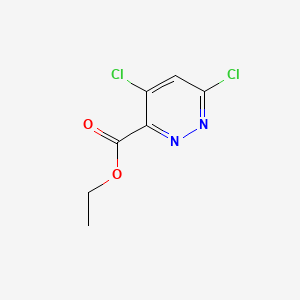 Ethyl 4,6-dichloropyridazine-3-carboxylate chemical structure (CAS 679406-03-2)